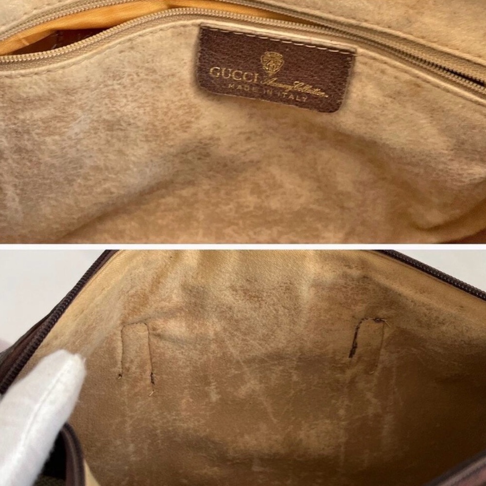 โจ Vintage Gucci GG Supreme Web Boston Bag - Sherry Line โจ - Picture 4 of 11